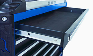 铝制抽屉滑轨 + 自动闭合