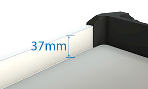 Encimera mayor profundidad