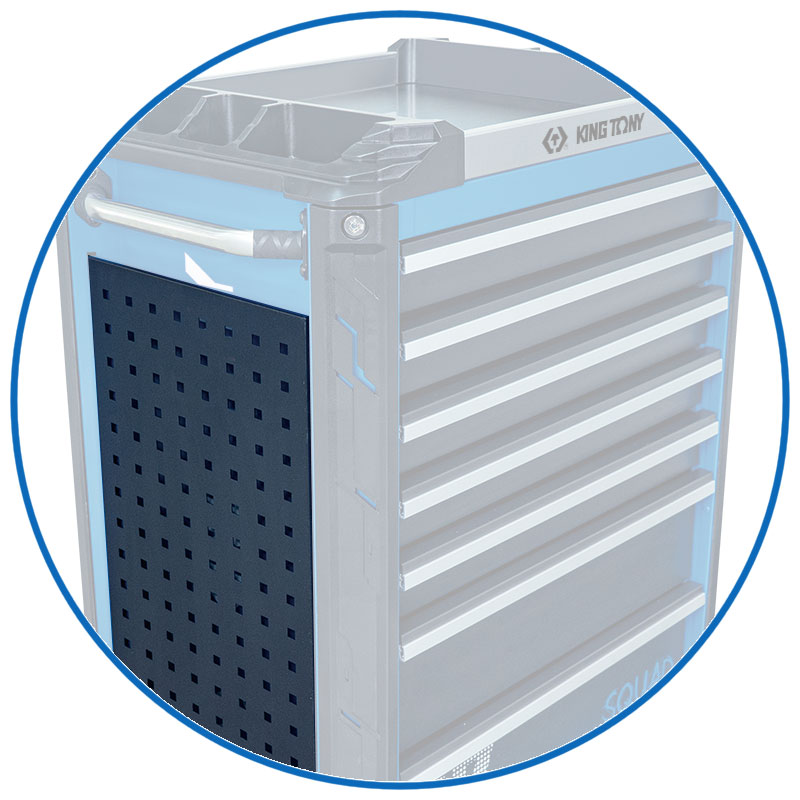 Accesorios para Carros de Herramientas SQUAD-Tablero perforado lateral-87SQ3-11