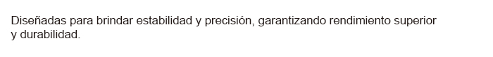 La elección de los profesionales, con precisión absoluta.