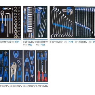 Juego de Caja de Herramientas de 187 Piezas (GOMA EVA)