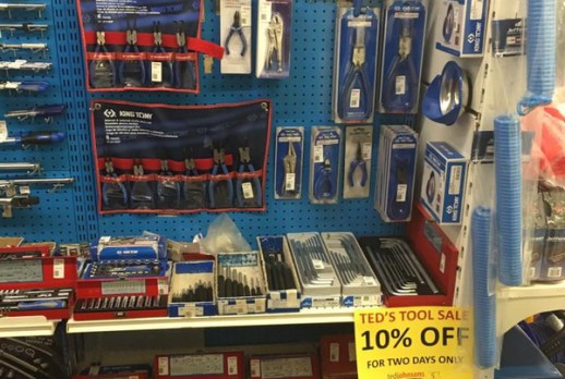 The display of KING TONY tools - 11