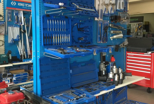 The display of KING TONY tools - 01