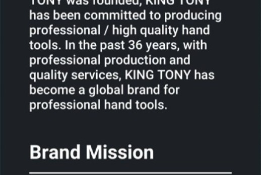 KING TONY公司简介