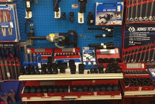 The display of KING TONY tools - 06