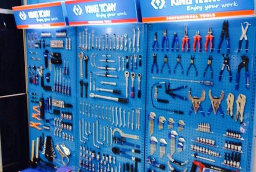 The display of KING TONY tools