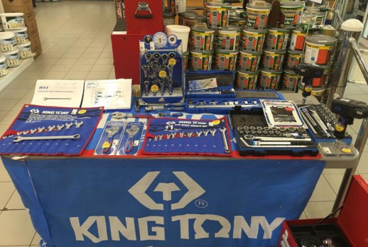 The display of KING TONY tools - 01