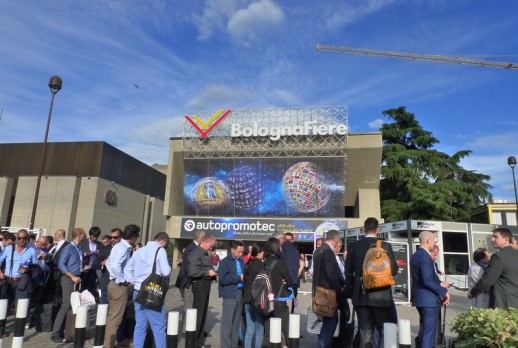 Many people wait to enter the exhibition