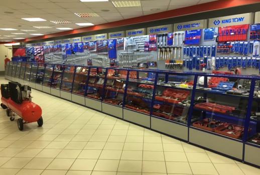 The display of KING TONY tools - 01