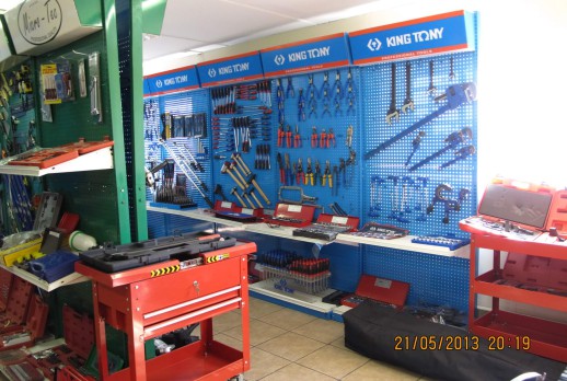 The display of KING TONY tools - 01