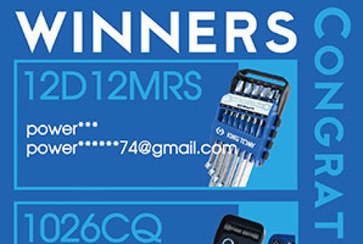 The winners of APP Lucky giveaway!