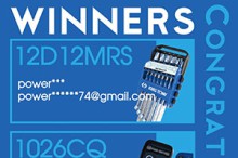 Los ganadores de la aplicación Sorteo de la suerte!