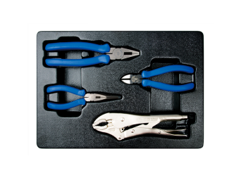 4 PC. Pliers Set for Tool Chest & Trolley KING TONY 9-42144GP