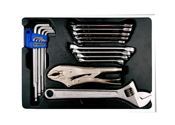 20 PC. Combination Tool Set for Tool Chest & Trolley KING TONY 9-91120MR