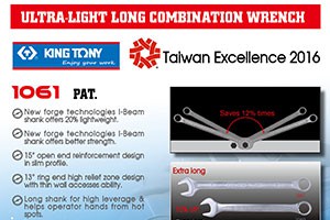 KING TONY Product Gets Taiwan Excellence 2016 Award-KING TONY