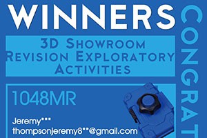 The winners of 3D Showroom Revision Exploratory Activities-KING TONY