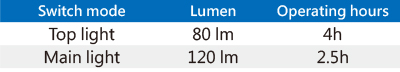 Lápiz Óptico LED Recargable de 120 Lumen (1,5W)-9TA281