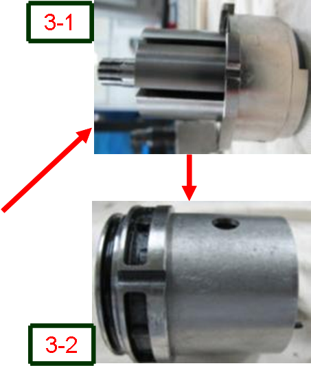rotor cylinder dismantle step-3