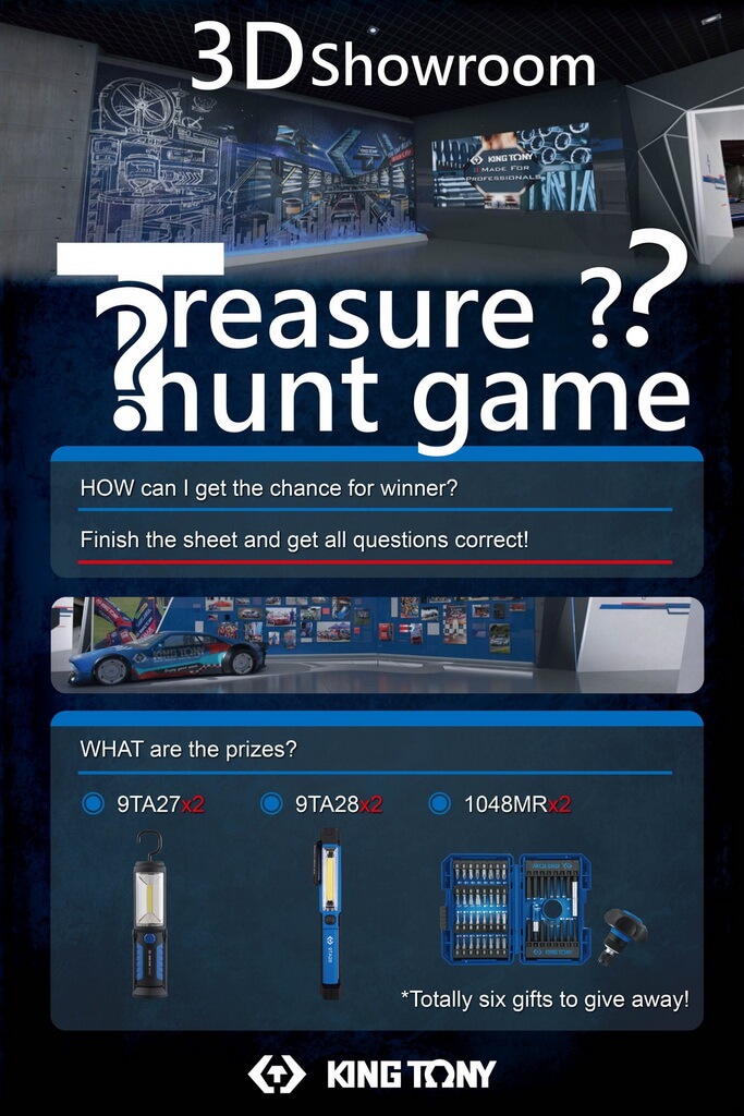 KING TONY Treasure hunt game