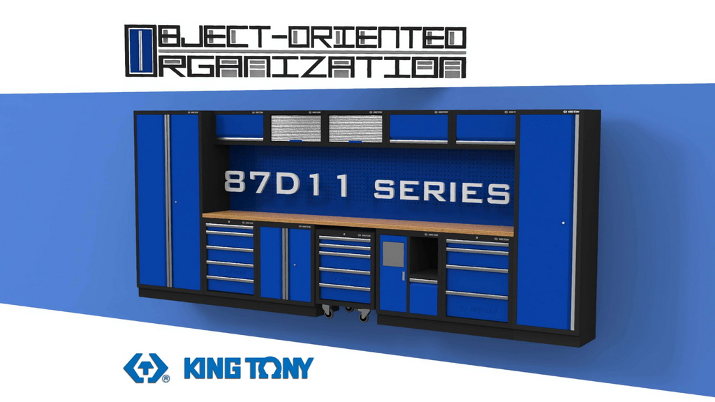 KING TONY-87D11-Sistema de armario de herramientas