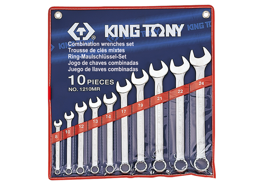 10件式 複合扳手組(梅開扳手)  KING TONY  1210MR, 永安實業工具購物網