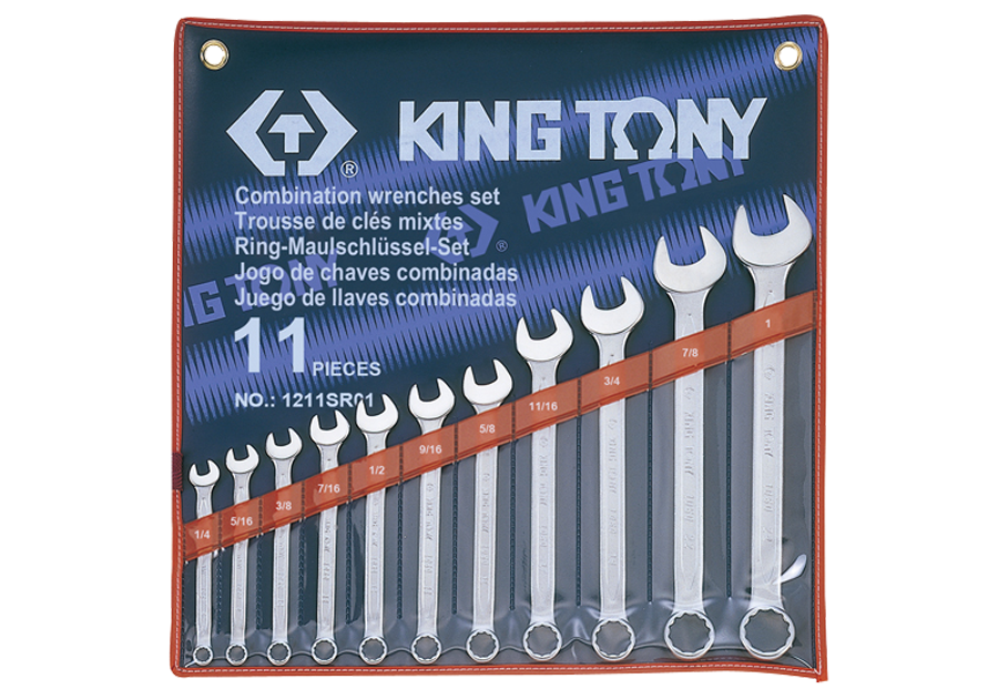 11件式 複合扳手組(梅開扳手)  KING TONY  1211SR01, 永安實業工具購物網