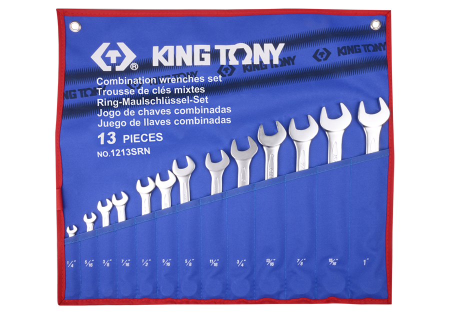 13件式 複合扳手組(梅開扳手)  KING TONY  1213SRN, 永安實業工具購物網