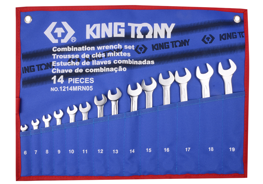 14件式 複合扳手組(梅開扳手)  KING TONY  1214MRN05, 永安實業工具購物網