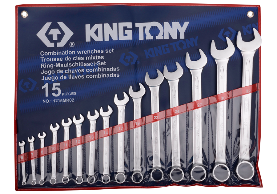 15件式 複合扳手組(梅開扳手)  KING TONY  1215MR02, 永安實業工具購物網