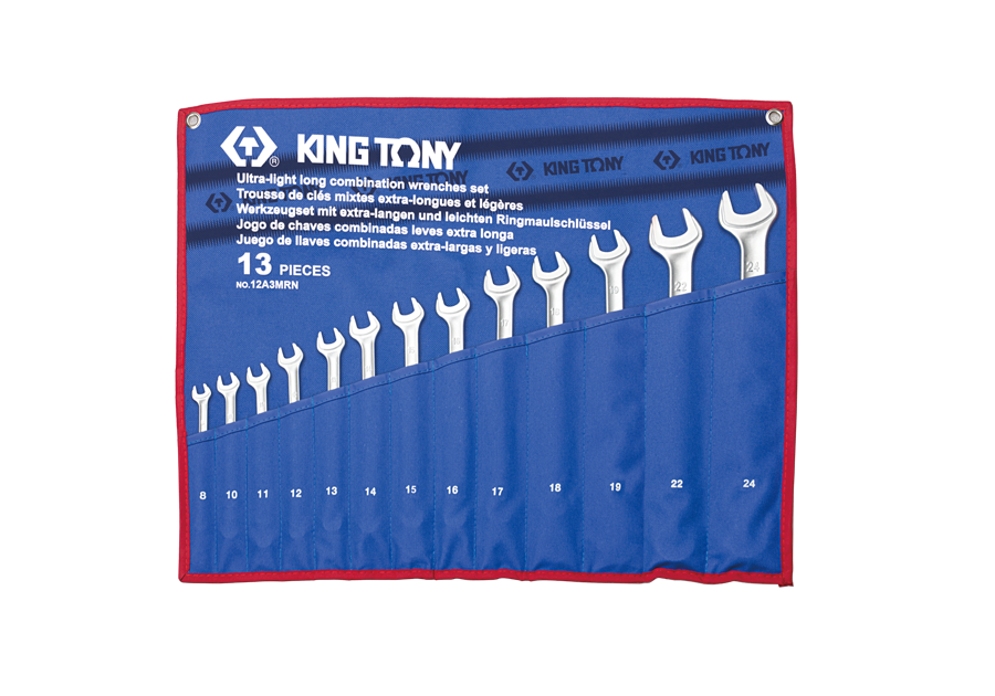 13件式 加長型輕量化複合扳手組(梅開扳手)  KING TONY  12A3MRN, 永安實業工具購物網