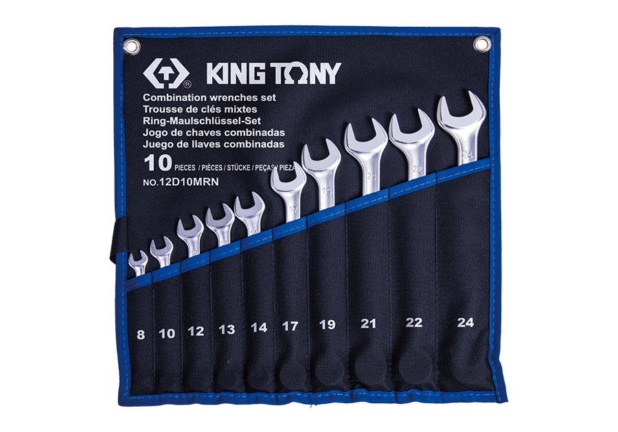 10件式 複合扳手組  KING TONY  12D10MRN, 永安實業工具購物網