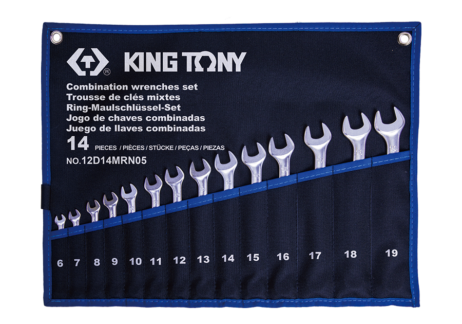 14件式 複合扳手組(梅開扳手)  KING TONY  12D14MRN05, 永安實業工具購物網