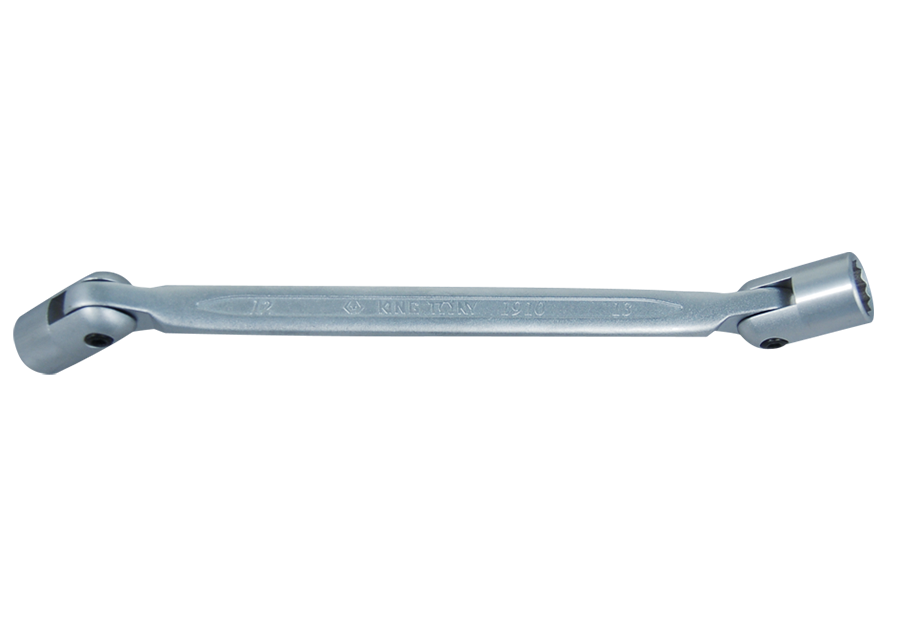 YATO Bi Hex Double Head Flexi Flexible Swivel Socket Wrench Spanner 14 x 15mm