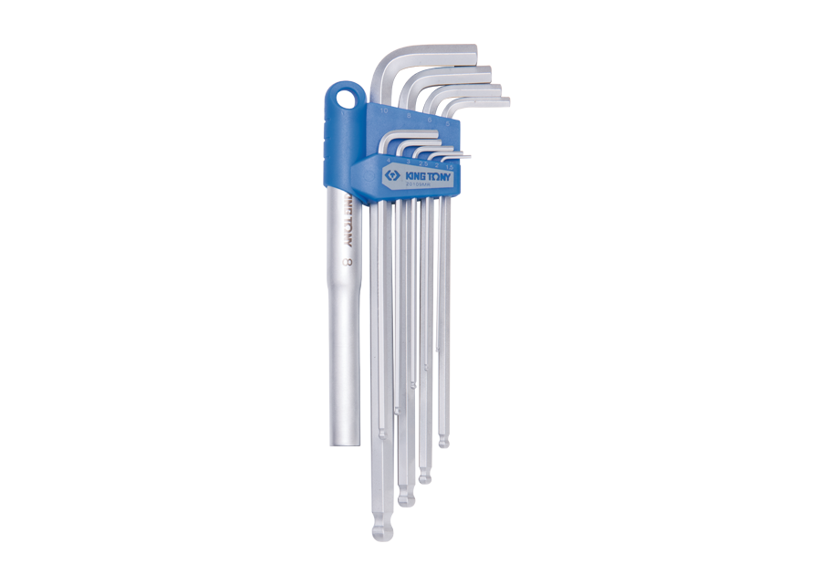 11 PC. Extra Long Hex Key with Ball & Extension Pipe Set-KING TONY-20109MRU