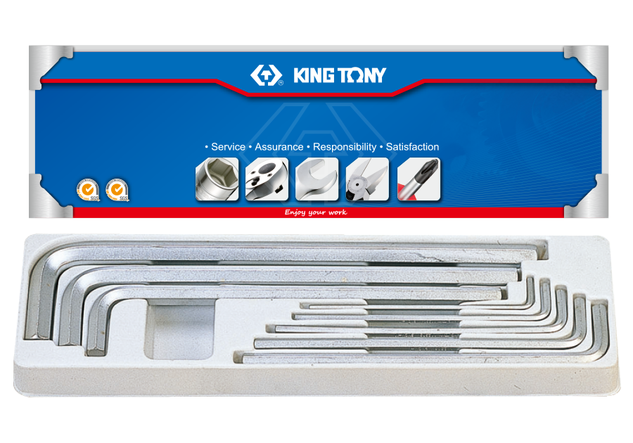 8件式 特長六角扳手組  KING TONY  20208MR01, 永安實業工具購物網