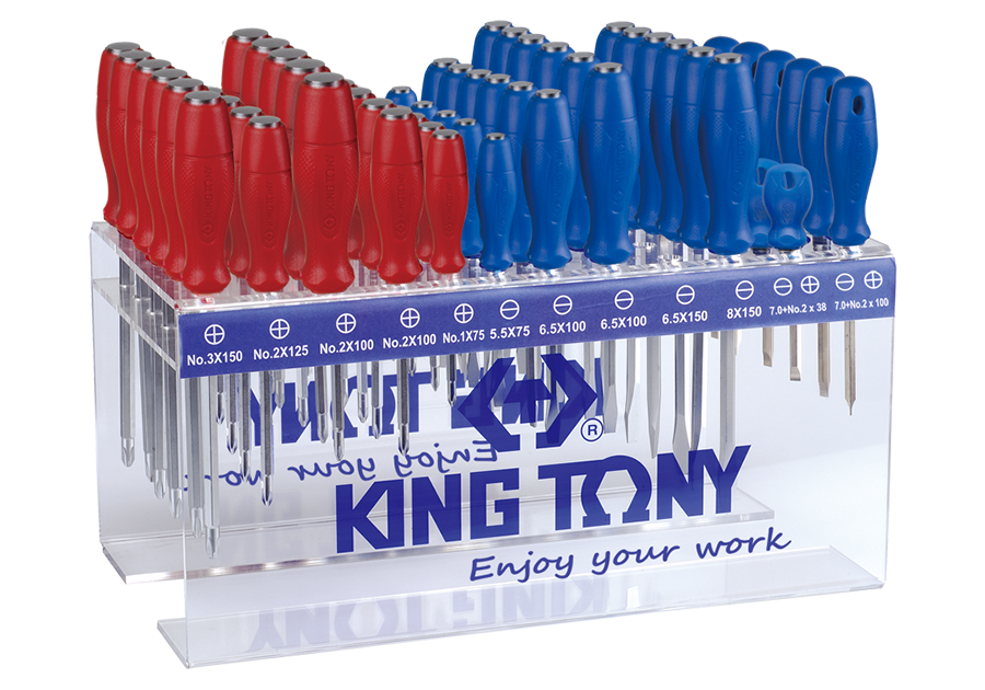 72件式 起子與貫通起子展示組  KING TONY  31512MR, 永安實業工具購物網