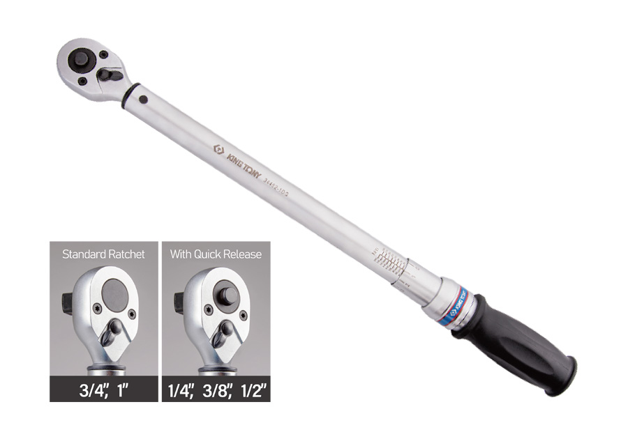 Llave dinamométrica tipo L 3/8" DR 10–60 Nm  KING TONY  34362-3DG-VP