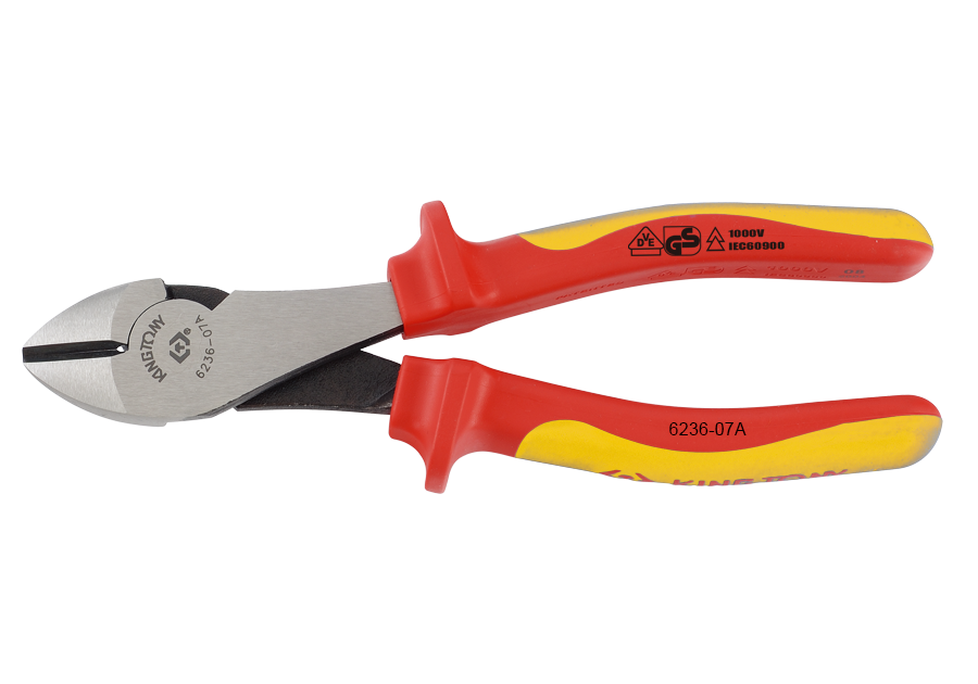 VDE Insulated Diagonal Cutting Pliers (Heavy Duty)-KING TONY-6236A