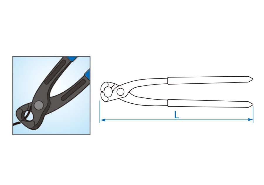 European Style Line End Cutting Pliers