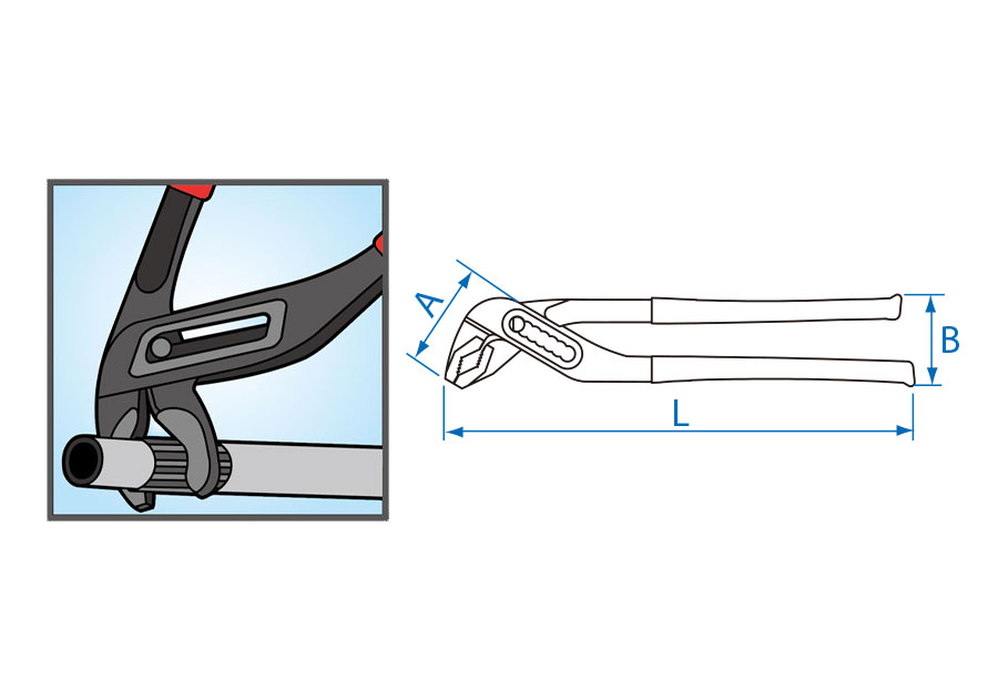 Water Pump Pliers (Box Joint)