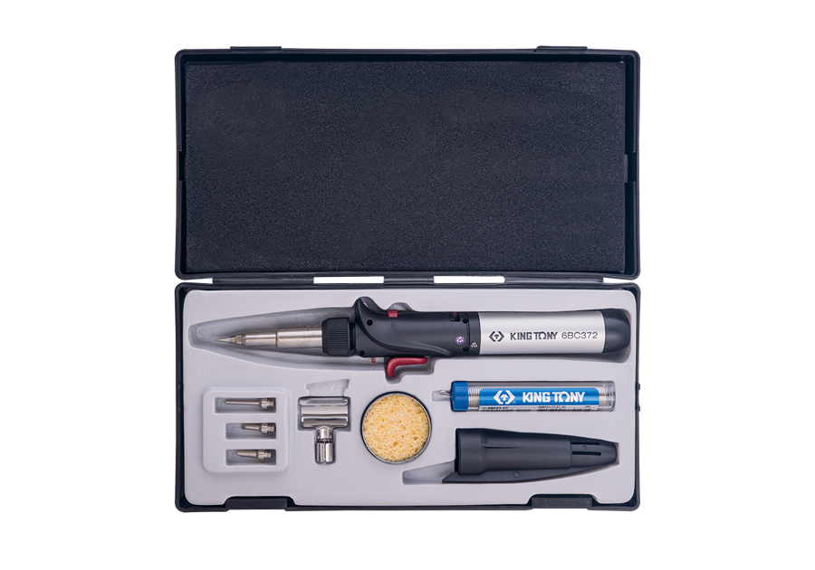 8 PC. 3 in 1 Gas Soldering Iron Set-KING TONY-6BC3007