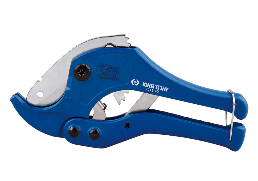 Ratchet Tubing Cutter for PVC Pipe (6~42mm)-KING TONY-7913-42