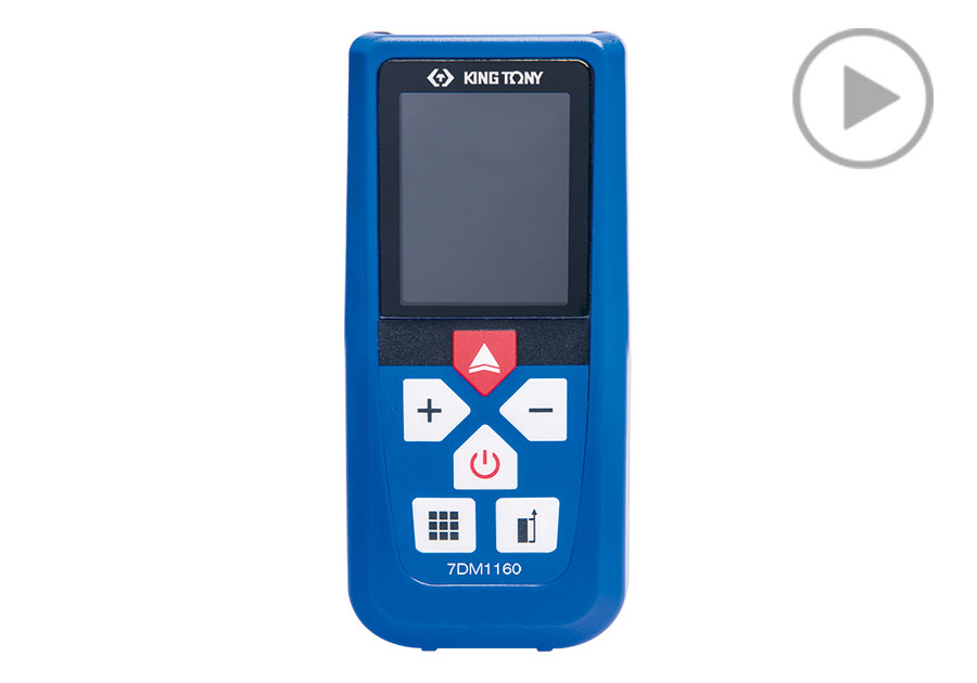 全彩LCD紅外線雷射測距儀(口袋型)0.05~60M  KING TONY  7DM1160