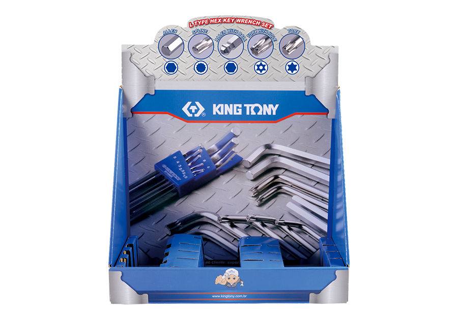 六角扳手組套展示盒  KING TONY  87119, 永安實業工具購物網