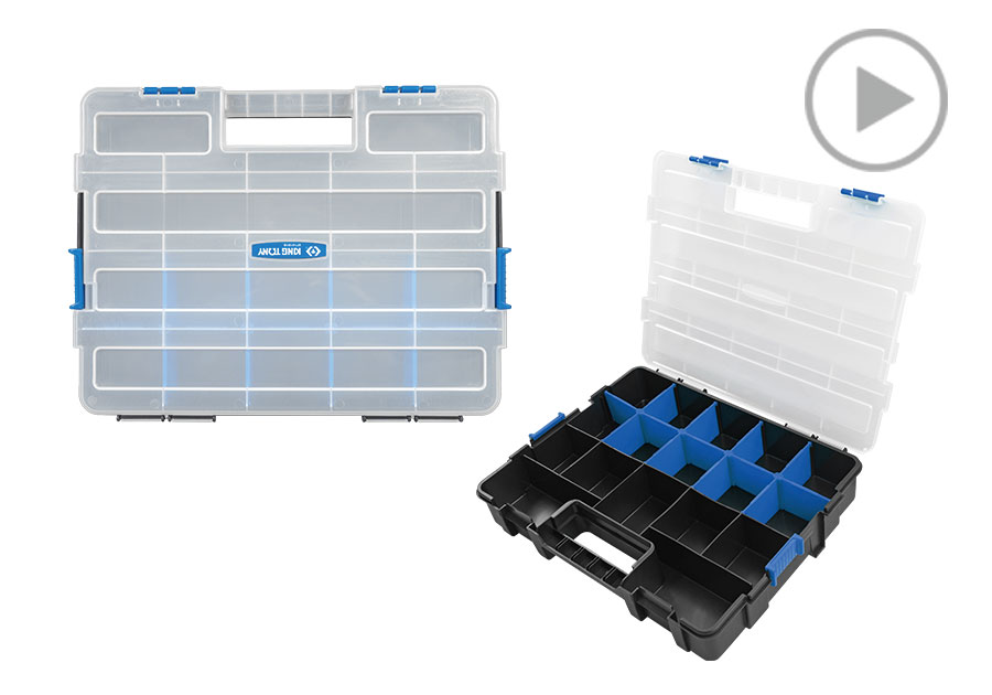 可堆叠塑胶零件盒  KING TONY  8714101B