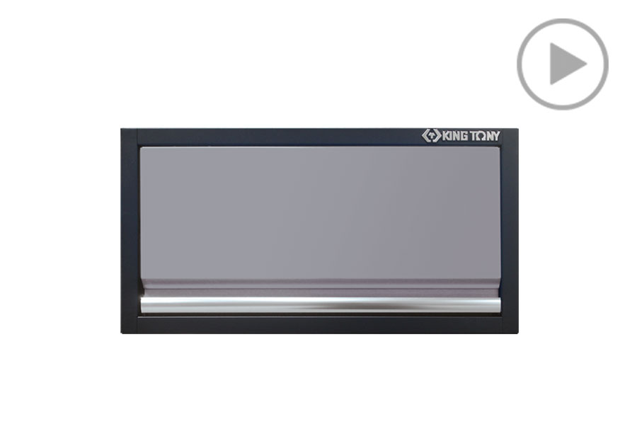 Wall Cabinet (black & gray)  KING TONY  87D11-01A-KG