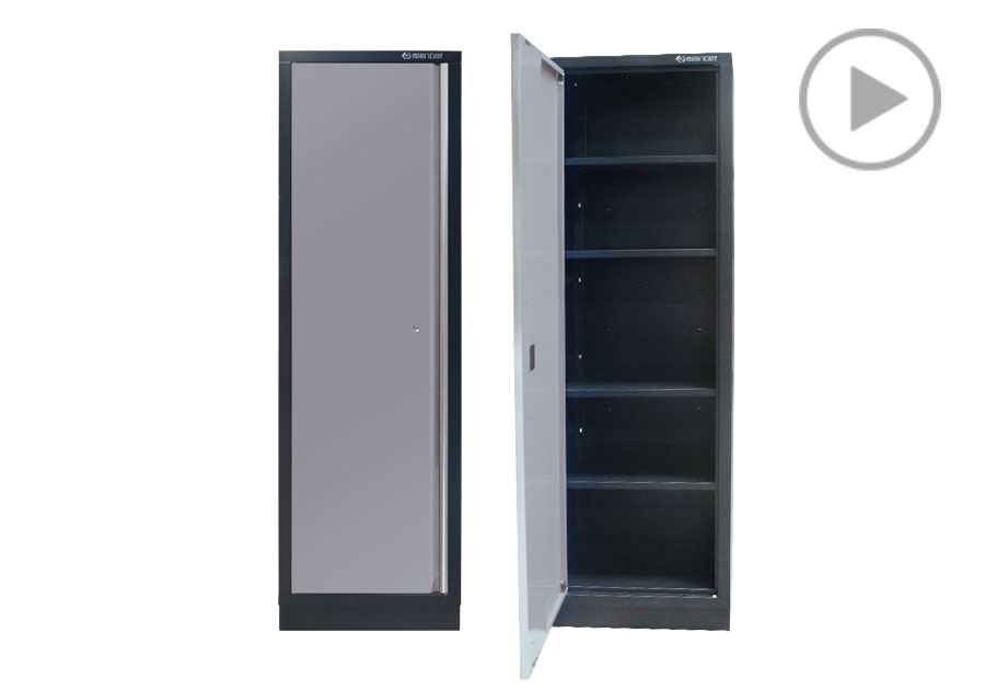 Armario Alto (negro y gris)  KING TONY  87D11-02A-KG