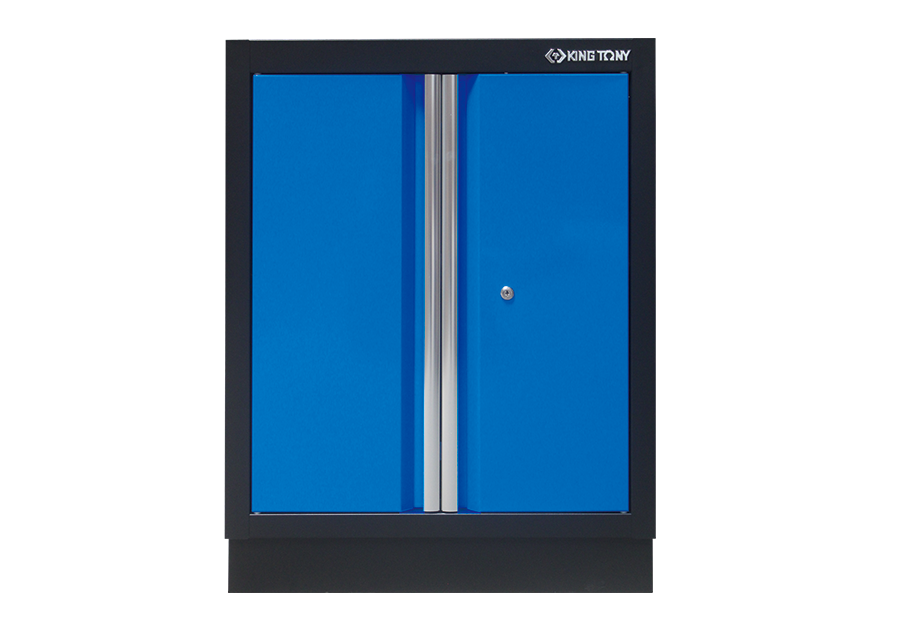 Opened Door Cabinet (black & blue) | KING TONY | 87D11-03A-KB
