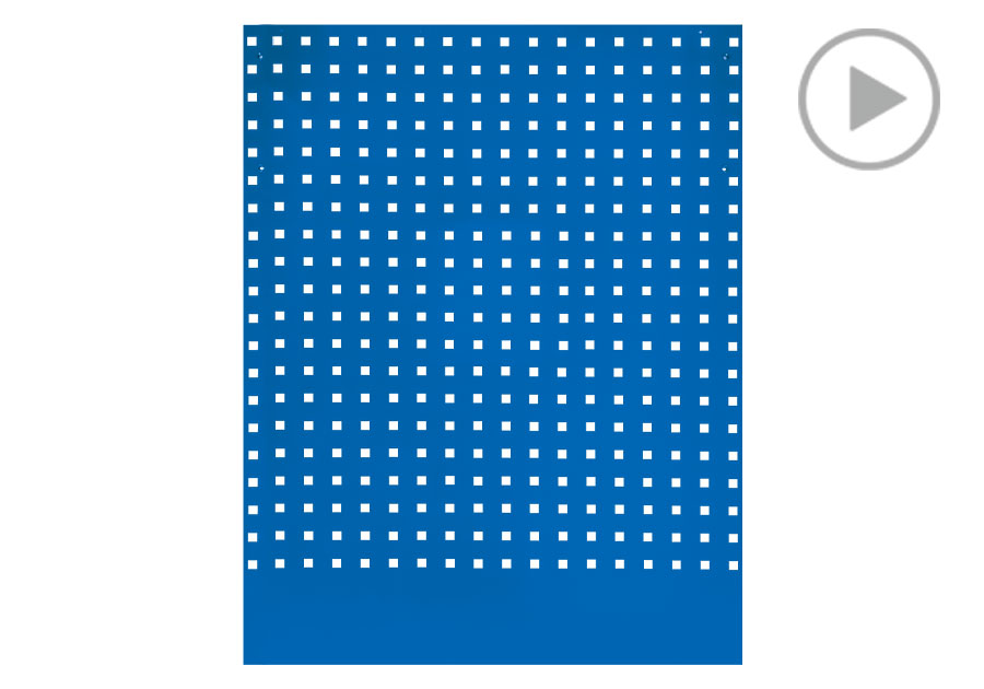 Panel Trasero Esquinero (azul)  KING TONY  87D11-16A-B