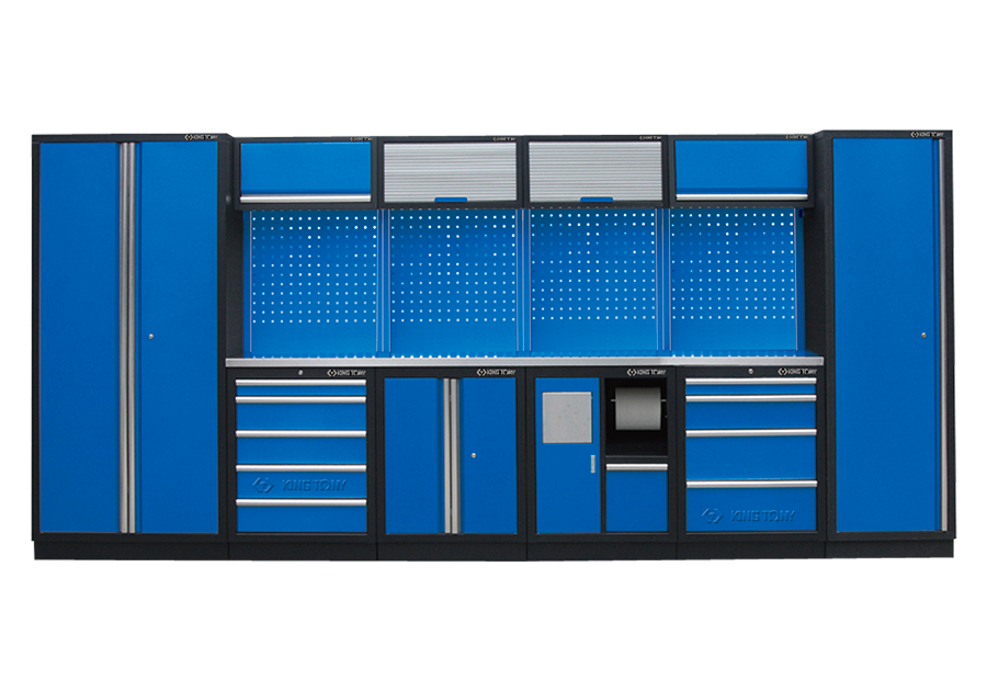 Mueble organizador (negra y azul)-KING TONY-87D11X02SA-KB